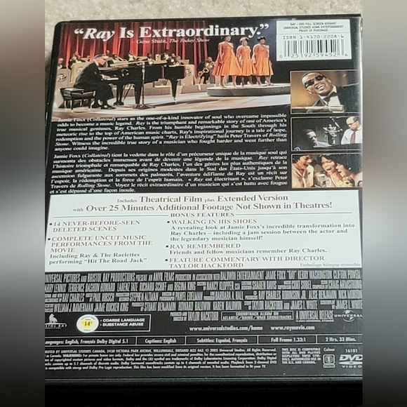 DVD - Jamie Foxx as Ray Charles (2 Discs) - Picture 5 of 7